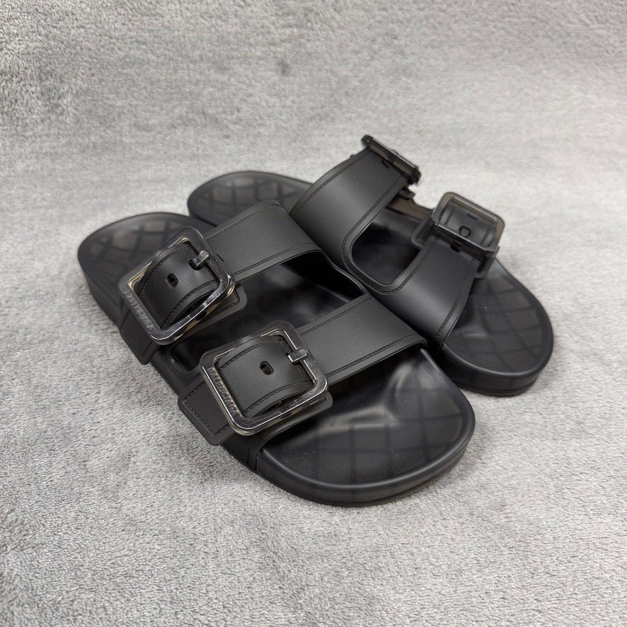 Balenciaga Mallorca Sandal Transparent Plastic Womens Eu 36 Black W2dz1-1000